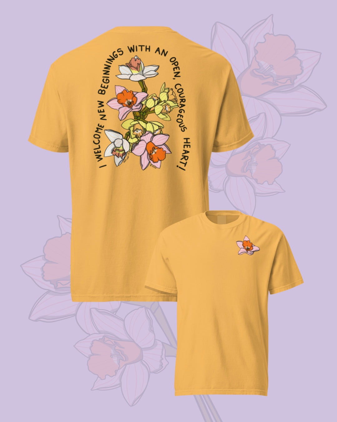 THE BLOOM BOLDLY AFFIRMATION TEE - Number 3
