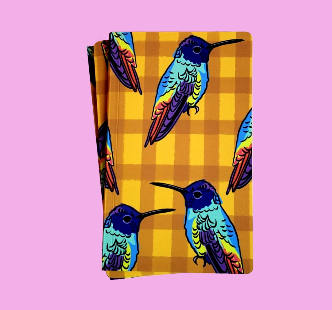 Yellow Hummingbird - Small Printed Journal