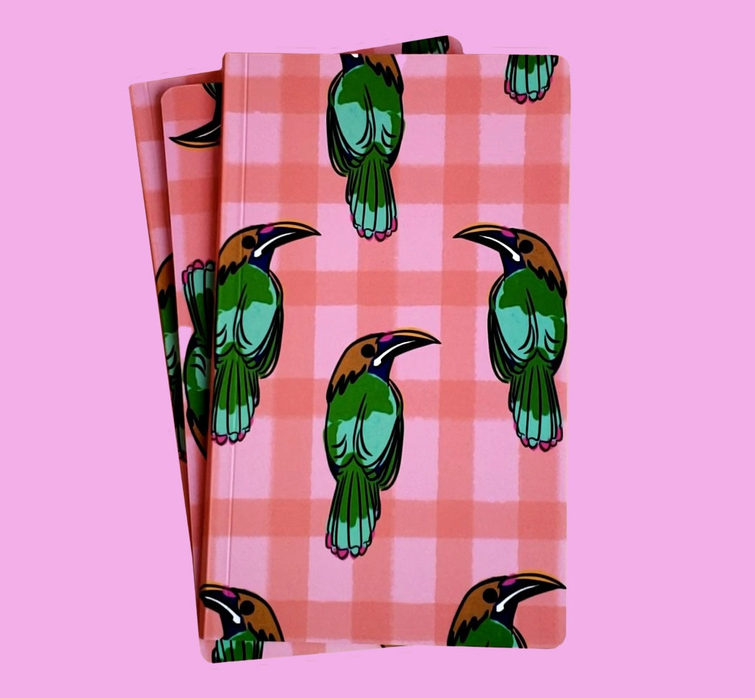 Pink Parrot - Small Printed Journal