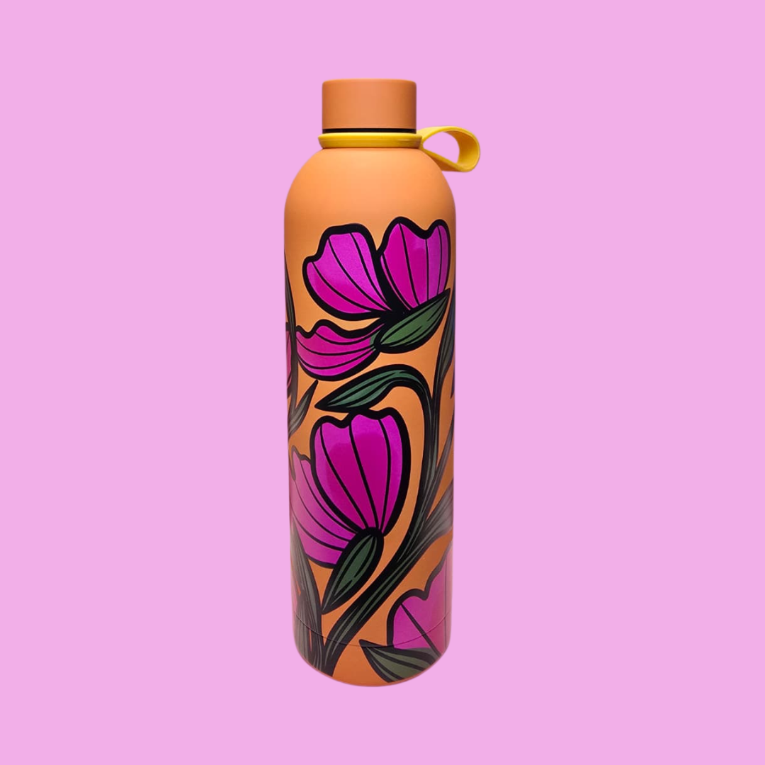 Orange Water Bottle