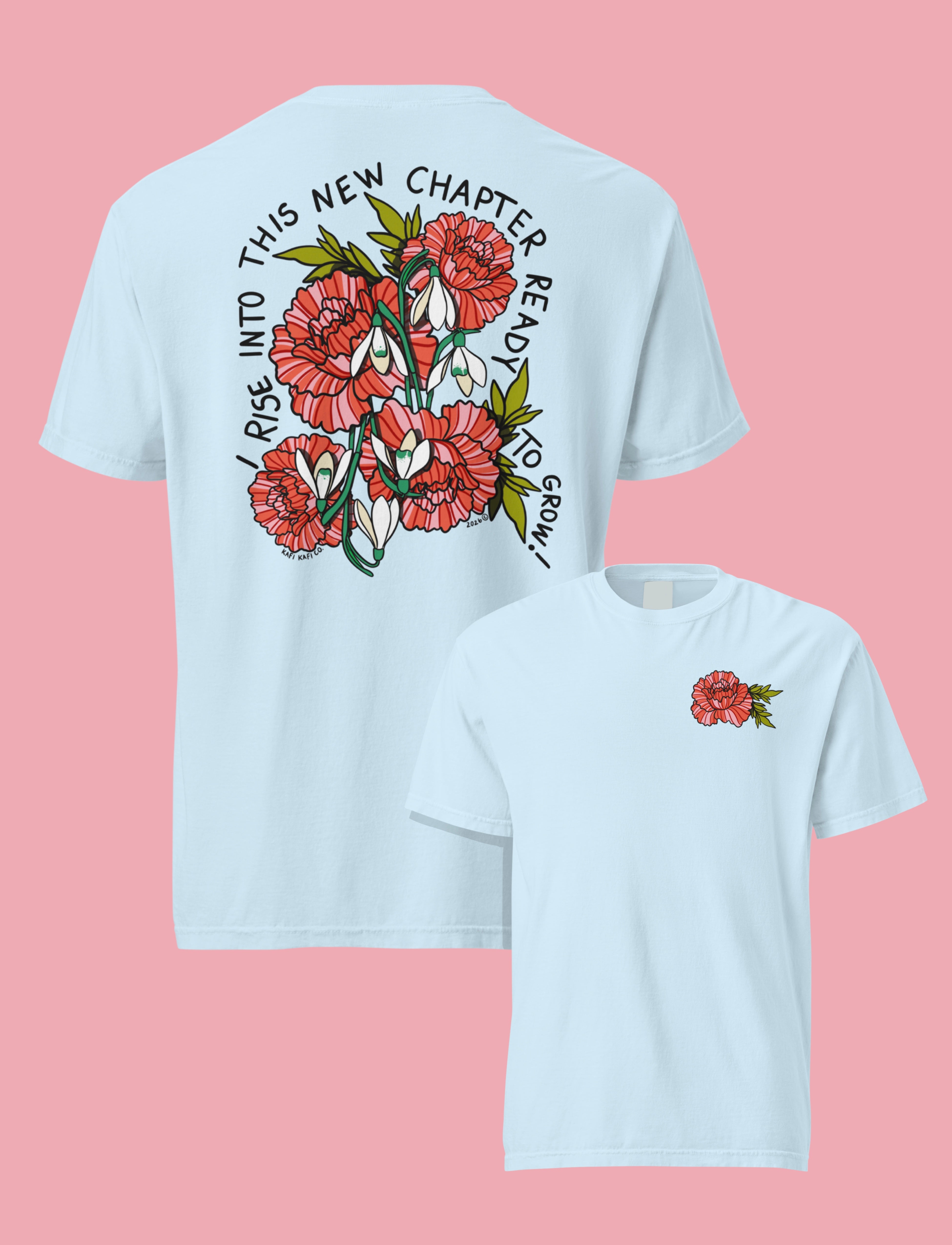 THE BLOOM BOLDLY AFFIRMATION TEE - Number 1
